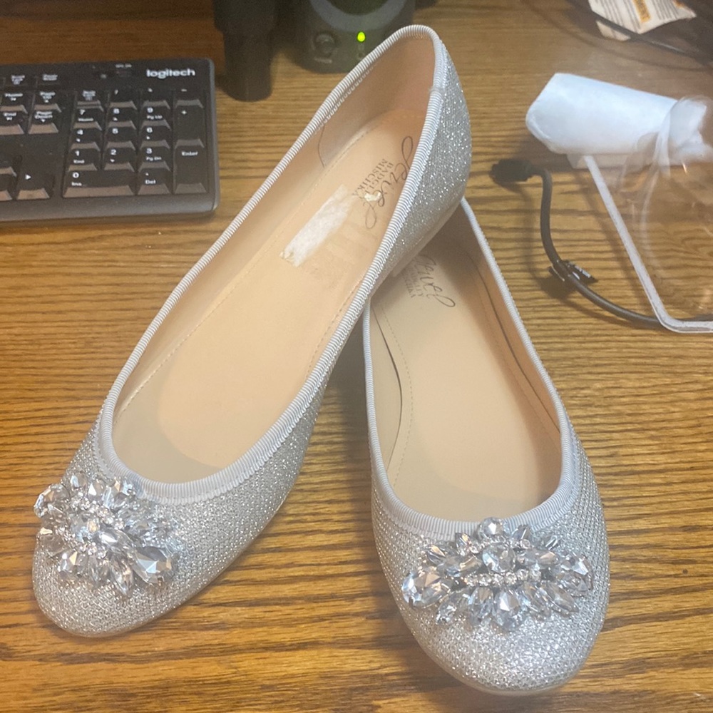 Sparkly flats